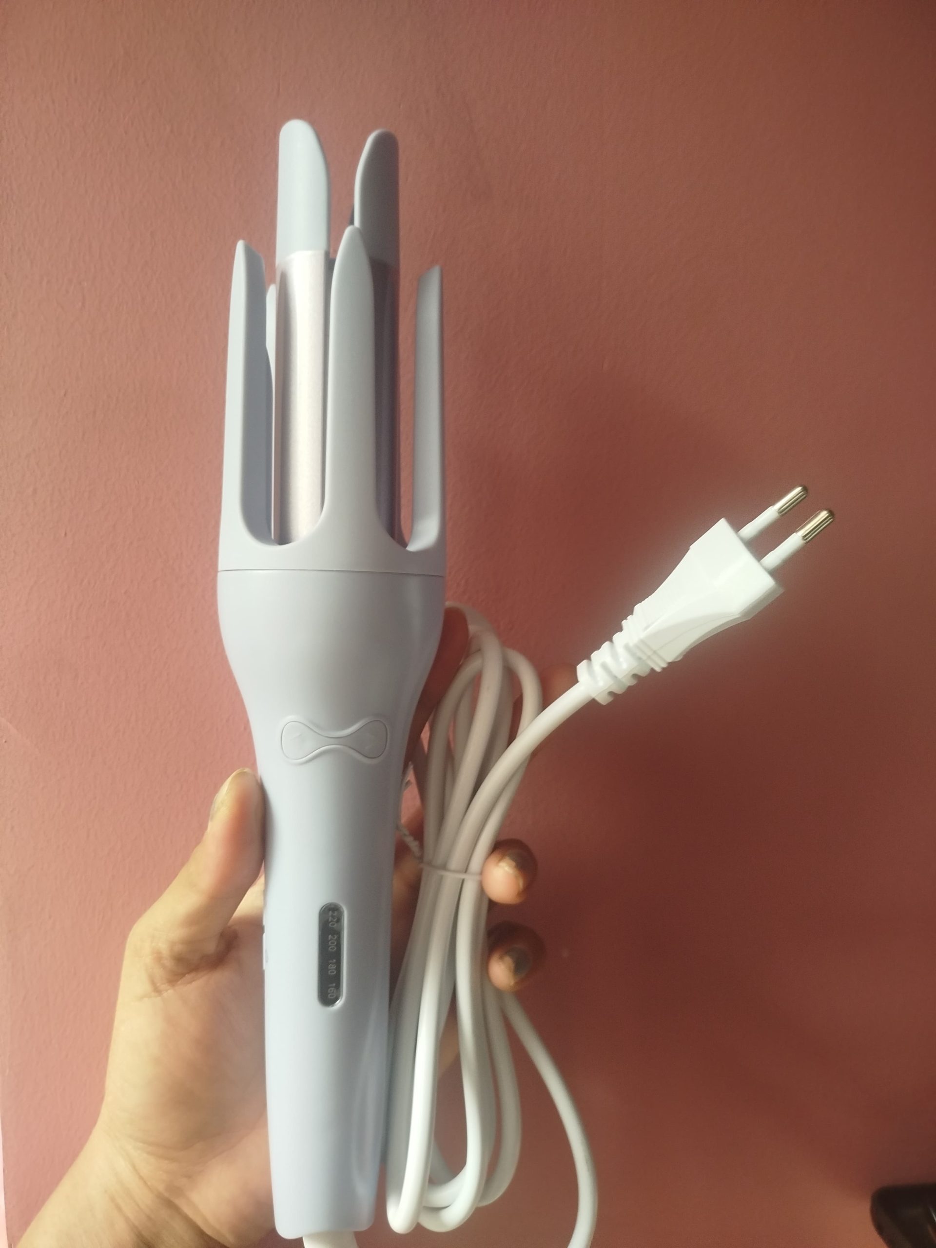 Automatic Hair Curler with LED Display, Perfect Rotation, Temperature Control, No Tangle