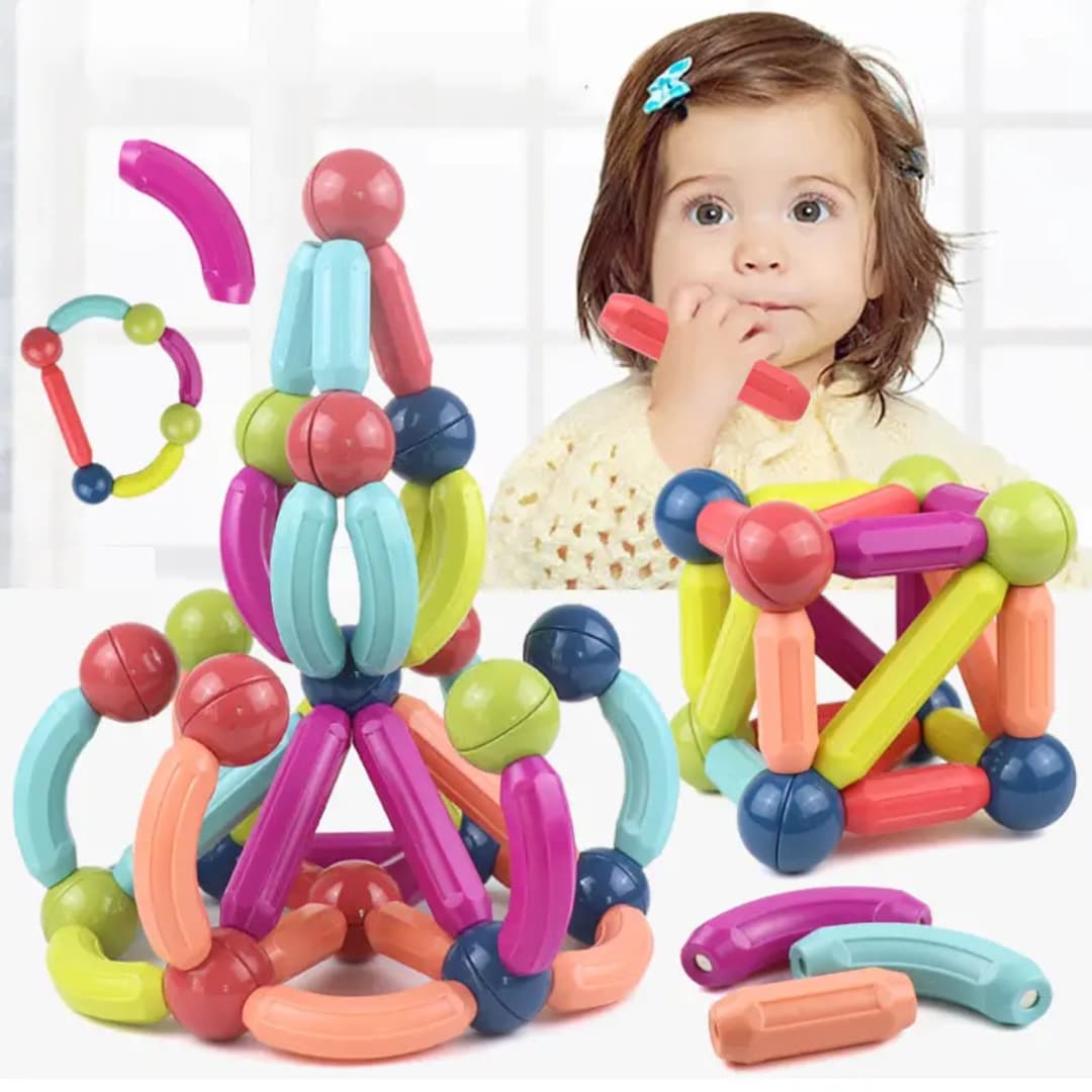 Magnetic Magic: 90pcs of Fun and Learning in One Toy! - Image 4