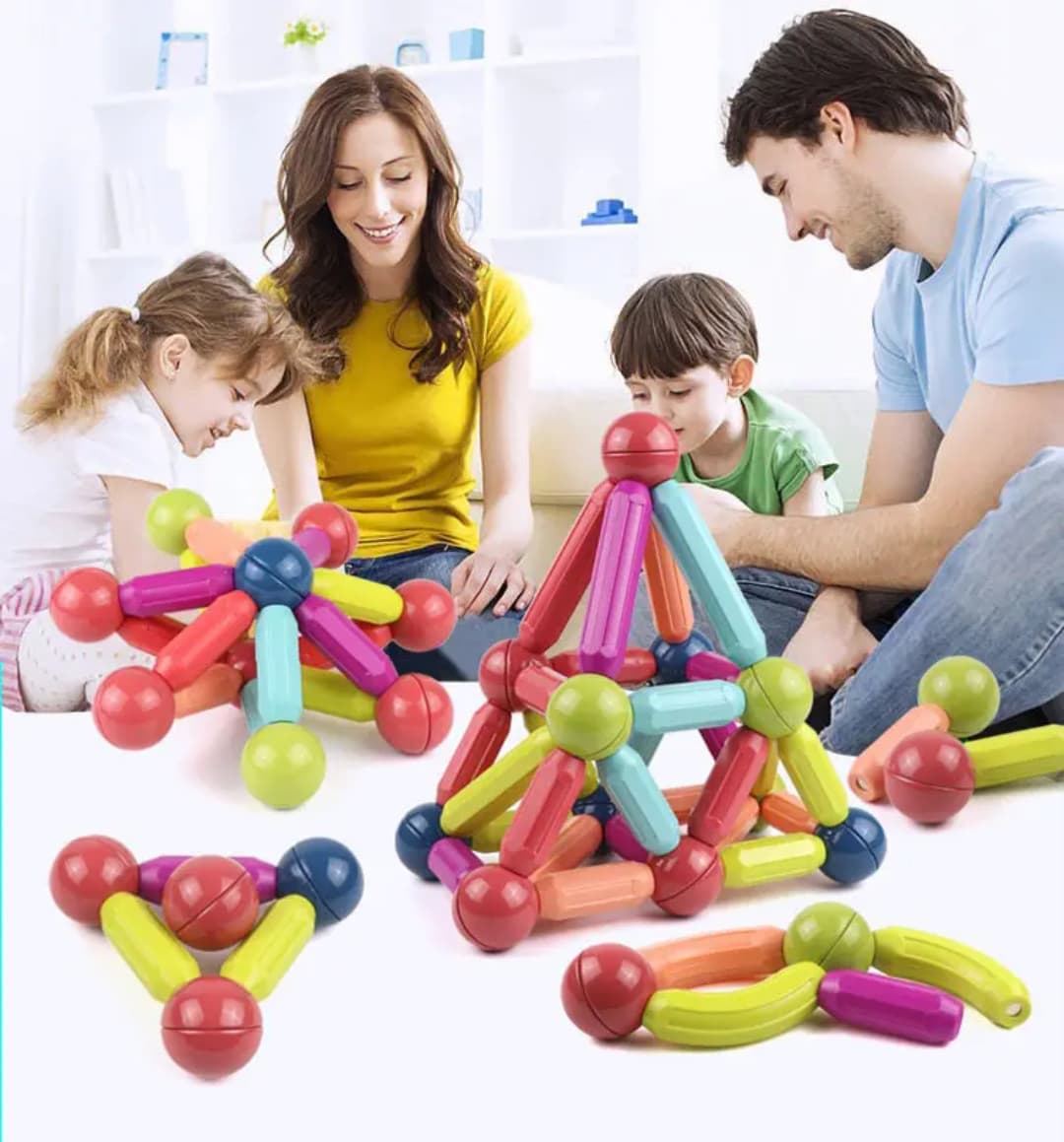 Magnetic Magic: 90pcs of Fun and Learning in One Toy! - Image 3