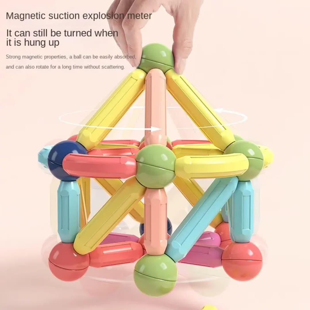 Magnetic Magic: 90pcs of Fun and Learning in One Toy! - Image 6
