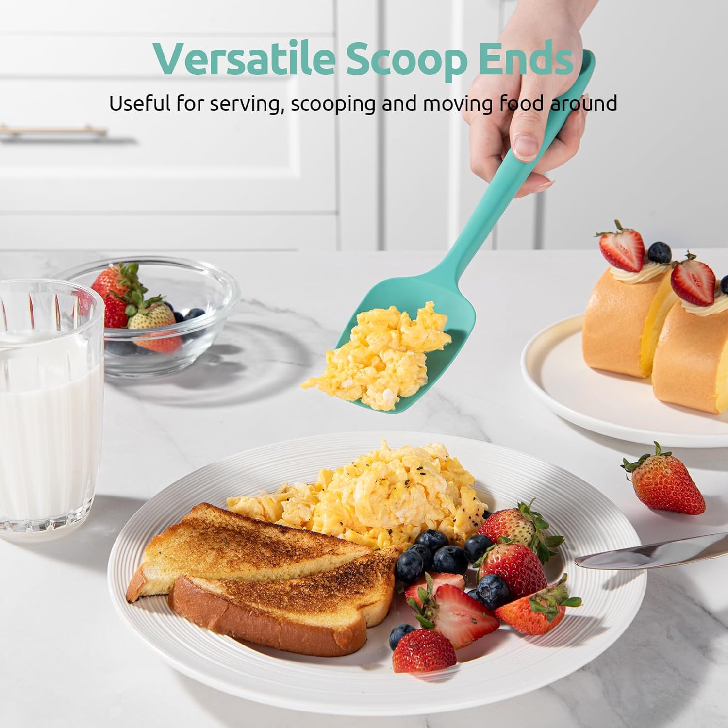 Kitchen Utensil Silicone Spatula Spoon - Image 5