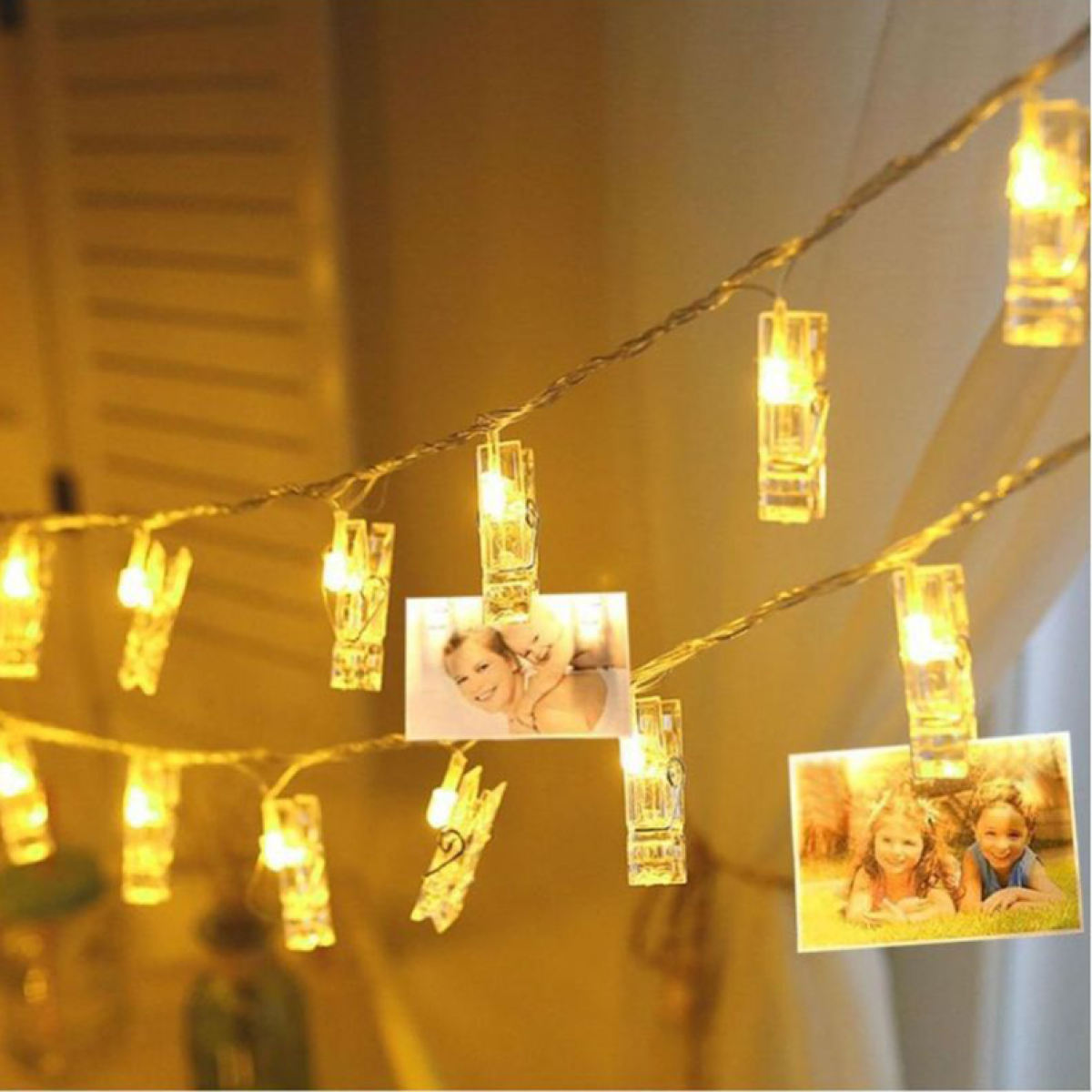 Plastic LED Light Photo Clip 20 pcs - Image 2